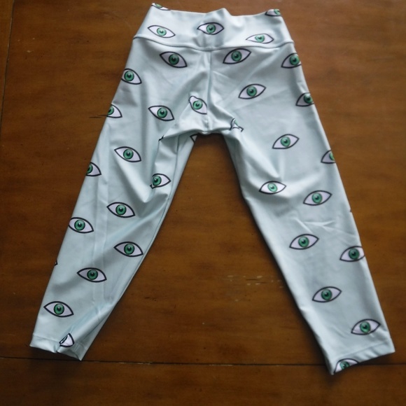 FiTMama Apparel Athletic Capri Green Eye S xs - Picture 5 of 6